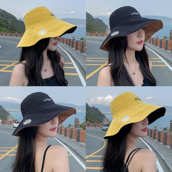 double-sided daisies fisherman fisherman sun sun hat women's summer face-shading fashionable all-match sun-shading sun-proof hat, Blue;gray
double-sided daisies fisherman fisherman sun sun hat women's summer face-shading fashionable all-match sun-shading sun-proof hat, Blue;gray