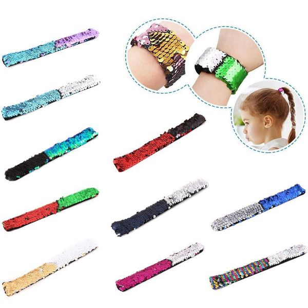 reversible sequin glitter sparkly bracelet bangle wristband cuff hair bands ties headbands accessories for kids children toddler, Golden;silver
reversible sequin glitter sparkly bracelet bangle wristband cuff hair bands ties headbands accessories for kids children toddler, Golden;silver