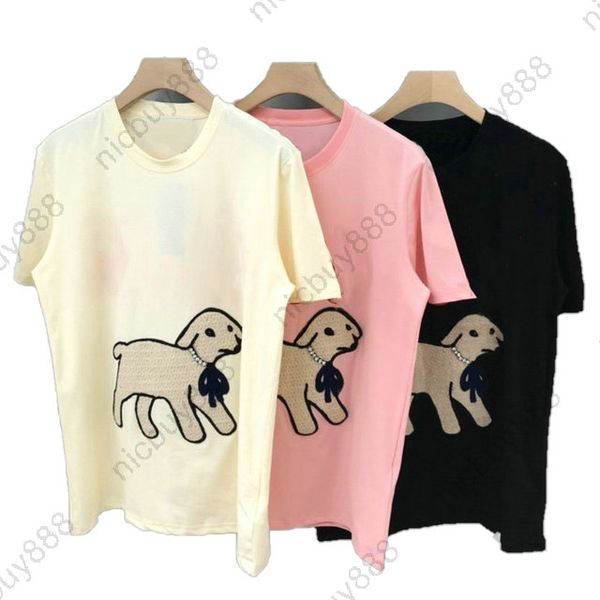 summer designer luxury mens clothing t-shirt classic simple embroidery lamb red letter diamond neck tshirt casual tee t shirt tshirt, White;black
summer designer luxury mens clothing t-shirt classic simple embroidery lamb red letter diamond neck tshirt casual tee t shirt tshirt, White;black