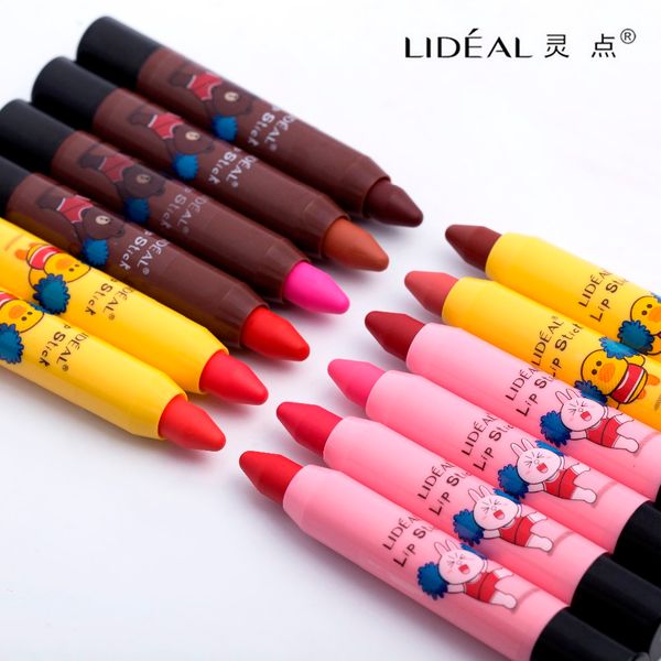 lideal brand 12 colors matte velvet lipstick waterproof batom long lasting makeup lip pencil nude lip gloss cosmetics sell
lideal brand 12 colors matte velvet lipstick waterproof batom long lasting makeup lip pencil nude lip gloss cosmetics sell