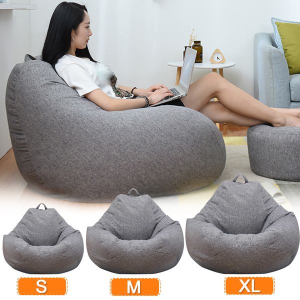 large small lazy sofas cover chairs without filler linen cloth lounger seat bean bag pouf puff couch tatami living room 
large small lazy sofas cover chairs without filler linen cloth lounger seat bean bag pouf puff couch tatami living room