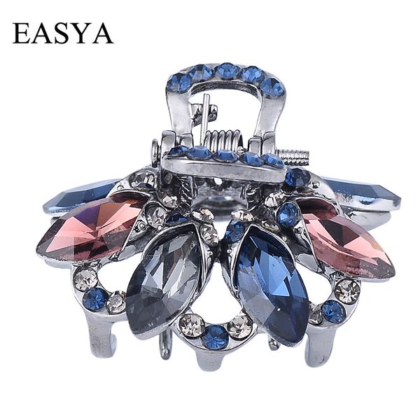 easya sparkling rhinestone crystal hair claw women girls fashion hairwear hair crab clips ornaments, Golden;white
easya sparkling rhinestone crystal hair claw women girls fashion hairwear hair crab clips ornaments, Golden;white
