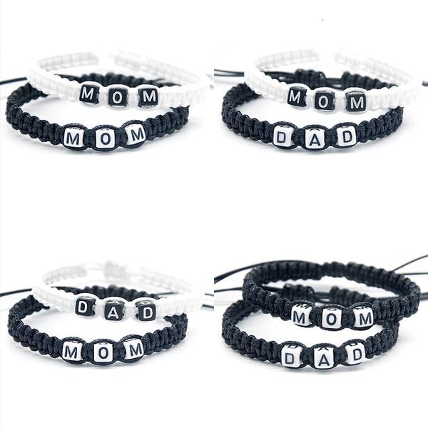 2pcs/pair sweet mom and dad charm bracelets rope chains infinity adjust size for mother father gifts beaded jewelry gifts, Golden;silver
2pcs/pair sweet mom and dad charm bracelets rope chains infinity adjust size for mother father gifts beaded jewelry gifts, Golden;silver