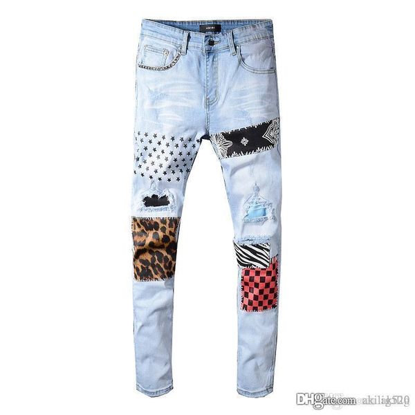 straight mens designer jeans distressed ripped skinny printed motorcycle biker causal mens denim pants slim fit trousers size 28-40, Blue
straight mens designer jeans distressed ripped skinny printed motorcycle biker causal mens denim pants slim fit trousers size 28-40, Blue