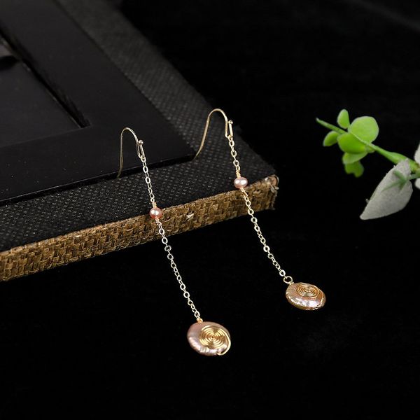 natural fresh water baroque pearl long water drop earrings for women handmade fine jewelry orecchini donna, Golden;silver
natural fresh water baroque pearl long water drop earrings for women handmade fine jewelry orecchini donna, Golden;silver