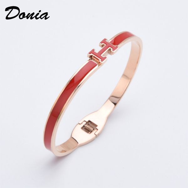 donia jewelry love home 6mm colorful enamel plating exaggerated letter titanium steel bracelet european and american popular bracelet, Black
donia jewelry love home 6mm colorful enamel plating exaggerated letter titanium steel bracelet european and american popular bracelet, Black