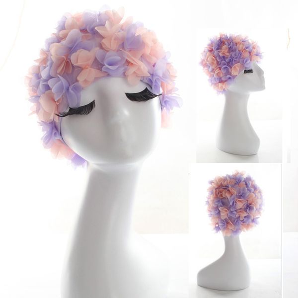 new brand women swimming cap lady chiffon petals comfortable ear protection long hairs large and elasticated swimming hat
new brand women swimming cap lady chiffon petals comfortable ear protection long hairs large and elasticated swimming hat