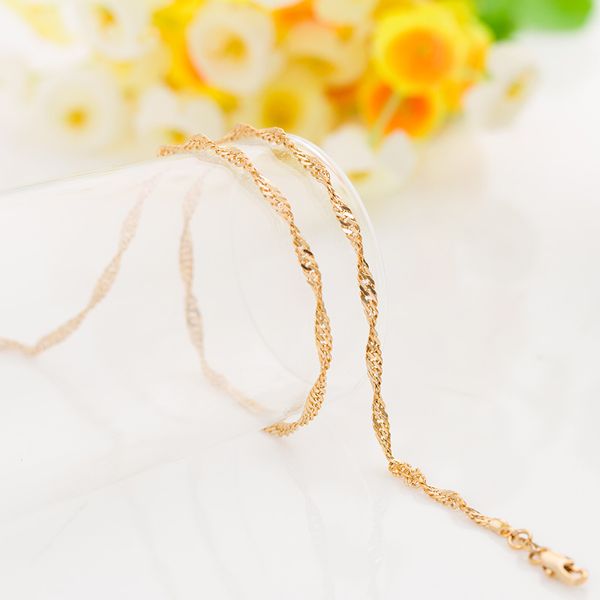 classic 24inches/18inches thin 18kgf gold filled twisted singapore chain necklace for pendant men women girls boys 60cm / 45cm, Silver
classic 24inches/18inches thin 18kgf gold filled twisted singapore chain necklace for pendant men women girls boys 60cm / 45cm, Silver
