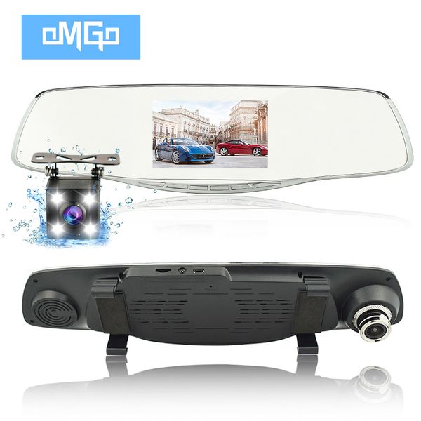 

dual lens car dvr camera rearview mirror auto cars dvrs camcorder recorder video registrator fhd1080p night vision dash cam