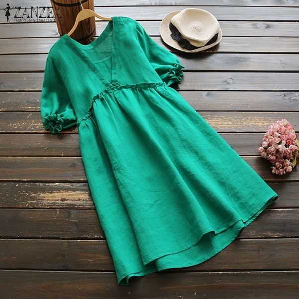 womens dress summer dresses women puff sleeve pleated vestido 2019 summer dress ruffles party oversized elegant lady cotton sundress, Black;gray
womens dress summer dresses women puff sleeve pleated vestido 2019 summer dress ruffles party oversized elegant lady cotton sundress, Black;gray