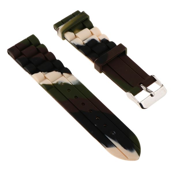 vintage green camouflage 22mm rubber silicone sports watch band replacement sports men women wristband, Black;brown
vintage green camouflage 22mm rubber silicone sports watch band replacement sports men women wristband, Black;brown