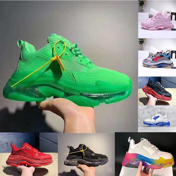 women men luxury dad casual shoes crystal bottom triple-s leisure shoes sneakers for men vintage old grandpa trainer chaussures with box
women men luxury dad casual shoes crystal bottom triple-s leisure shoes sneakers for men vintage old grandpa trainer chaussures with box