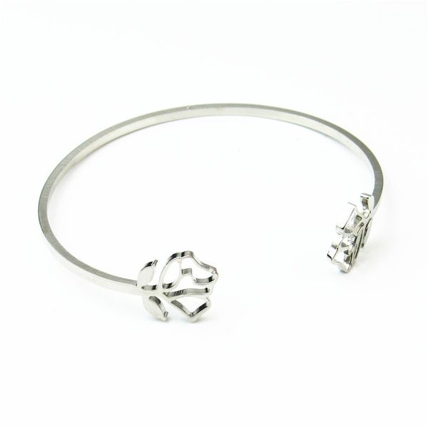 new fashion simple open twist cuff hollow out rose flower stainless steel bangles bracelets jewelry for women girl, Black
new fashion simple open twist cuff hollow out rose flower stainless steel bangles bracelets jewelry for women girl, Black