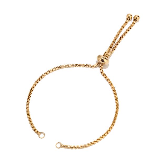 2pcs stainless steel adjustable slider chain with 2 loops for jewelry making bracelet connectors, Blue;slivery
2pcs stainless steel adjustable slider chain with 2 loops for jewelry making bracelet connectors, Blue;slivery