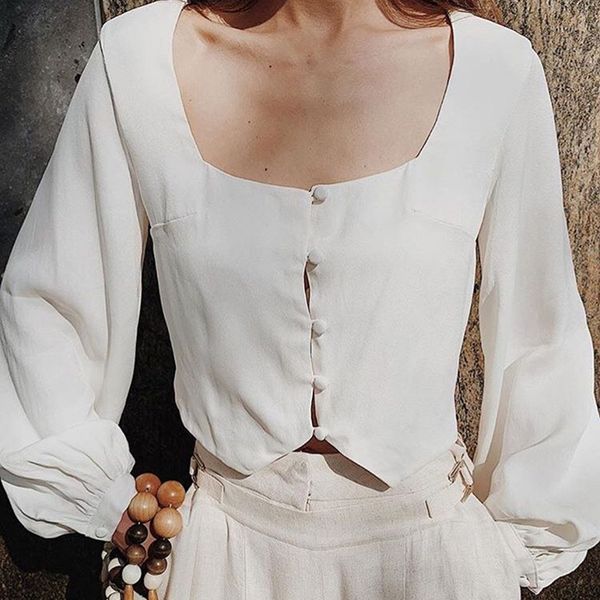 autumn square collar white irregular women blouse shirts casual blusas mujer de moda 2019 elegant long sleeve button ladies
autumn square collar white irregular women blouse shirts casual blusas mujer de moda 2019 elegant long sleeve button ladies