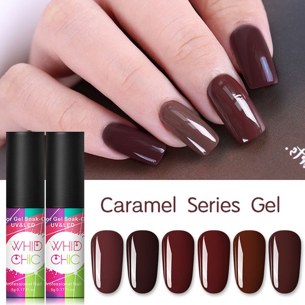 whid chic 1 bottle 5ml caramel series pure gel nail polish soak off manicure nail art gel uv led varnish lacquer varnish, Red;pink
whid chic 1 bottle 5ml caramel series pure gel nail polish soak off manicure nail art gel uv led varnish lacquer varnish, Red;pink