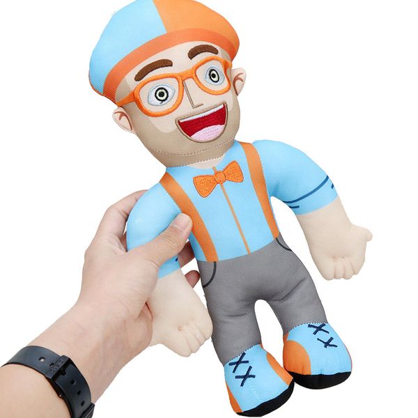 Аниме Blippi плюшевые куклы Мягкие игрушки Фаршированные For Baby Gift 32см Обучающие игру