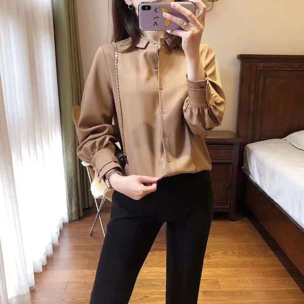 women's blouses & shirts women shirt twill long-sleeved womens, White
women's blouses & shirts women shirt twill long-sleeved womens, White