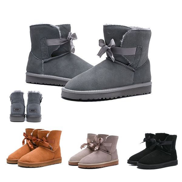 2019 boots for women Australia Classic snow Boots WGG short Grey leather Bailey Bowknot girl winter desinger shoes boots Keep warm size36-41
2019 boots for women Australia Classic snow Boots WGG short Grey leather Bailey Bowknot girl winter desinger shoes boots Keep warm size36-41