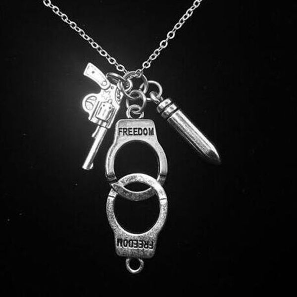 accessories bullet men necklace 24pcs for handcuff gun steampunk women collares statement choker jewelry bijoux lover's girls gift pend
accessories bullet men necklace 24pcs for handcuff gun steampunk women collares statement choker jewelry bijoux lover's girls gift pend