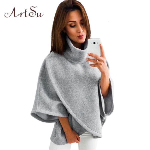 artsu asymmetrical turtleneck hoody winter sweatshirt warm 3 /4 flare sleeve oversized hoodie cross casual pullovers, Black
artsu asymmetrical turtleneck hoody winter sweatshirt warm 3 /4 flare sleeve oversized hoodie cross casual pullovers, Black