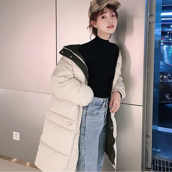 fashion woman ladies coat long coats parka colour-matched jacket for mid-long women winter thick jacket down jacket 813, Black
fashion woman ladies coat long coats parka colour-matched jacket for mid-long women winter thick jacket down jacket 813, Black