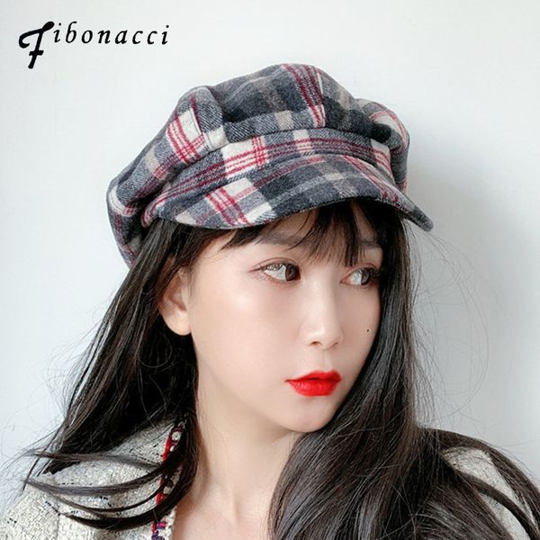 fibonacci 2019 new wool blend newsboy cap beret retro plaid octagonal hat for men women hats, Blue;gray
fibonacci 2019 new wool blend newsboy cap beret retro plaid octagonal hat for men women hats, Blue;gray