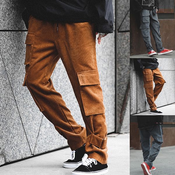 new men's casual fashion loose patchwork pockets overalls corduroy pencil pants comfort fashion casual breathable pants, Black
new men's casual fashion loose patchwork pockets overalls corduroy pencil pants comfort fashion casual breathable pants, Black