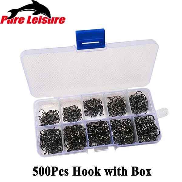 pureleisure 500pc single hook high-carbon steel hooks fishing rolling swivel jig big hook emerillons rolling pour peche
pureleisure 500pc single hook high-carbon steel hooks fishing rolling swivel jig big hook emerillons rolling pour peche