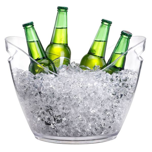 прозрачный пластиковое ведро льда вино или шампанское бутылка лед cooler бар декор 4l / 8l
прозрачный пластиковое ведро льда вино или шампанское бутылка лед cooler бар декор 4l / 8l