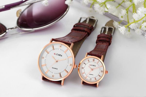 love watches women men clock fashion casual couple watches leather strap romantic wristwatch alloy quartz minimalist watch, Slivery;brown
love watches women men clock fashion casual couple watches leather strap romantic wristwatch alloy quartz minimalist watch, Slivery;brown