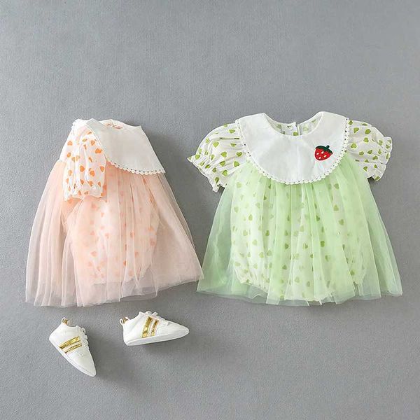 new lovely baby girls summer short-sleeved jumpsuit kids mesh dress princess love printed first birthday romper, Blue
new lovely baby girls summer short-sleeved jumpsuit kids mesh dress princess love printed first birthday romper, Blue