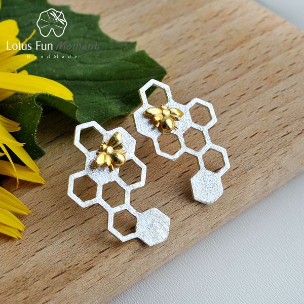 lotus fun moment real 925 sterling silver creative handmade fashion jewelry honeycomb home guard dangle earrings for women
lotus fun moment real 925 sterling silver creative handmade fashion jewelry honeycomb home guard dangle earrings for women