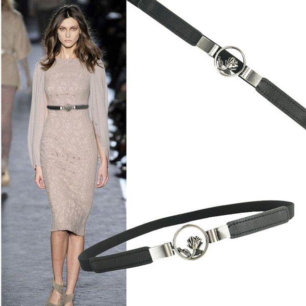 huobao casual black red leather elastic narrow corset belts for women female vintage rose metal buckle waistband belt, Black;brown
huobao casual black red leather elastic narrow corset belts for women female vintage rose metal buckle waistband belt, Black;brown