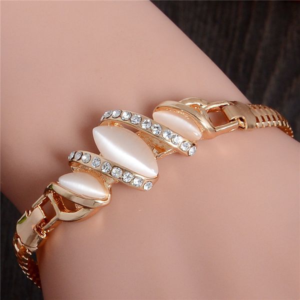 1pc women gold filled shine austrian crystal bracelets & bangles women opal bracelet gift tl227, Golden;silver
1pc women gold filled shine austrian crystal bracelets & bangles women opal bracelet gift tl227, Golden;silver