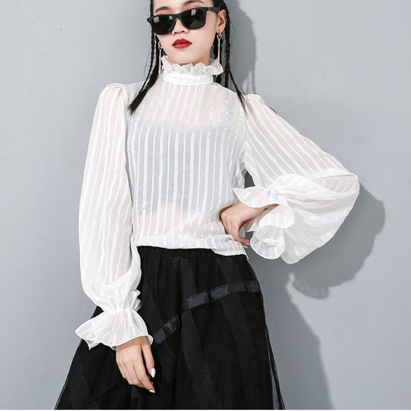women white perspective blouse new turtleneck long lantern sleeve loose fit shirt fashion tide spring utumn 2020 1885
women white perspective blouse new turtleneck long lantern sleeve loose fit shirt fashion tide spring utumn 2020 1885