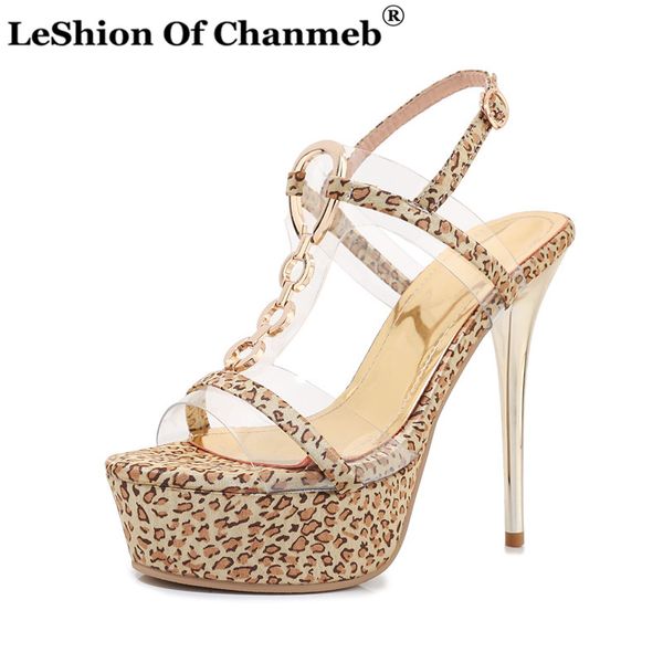 leopard shoes women ladies platforms sandals woman ultra high stiletto heel gold metal chain sandals night club party shoes, Black
leopard shoes women ladies platforms sandals woman ultra high stiletto heel gold metal chain sandals night club party shoes, Black