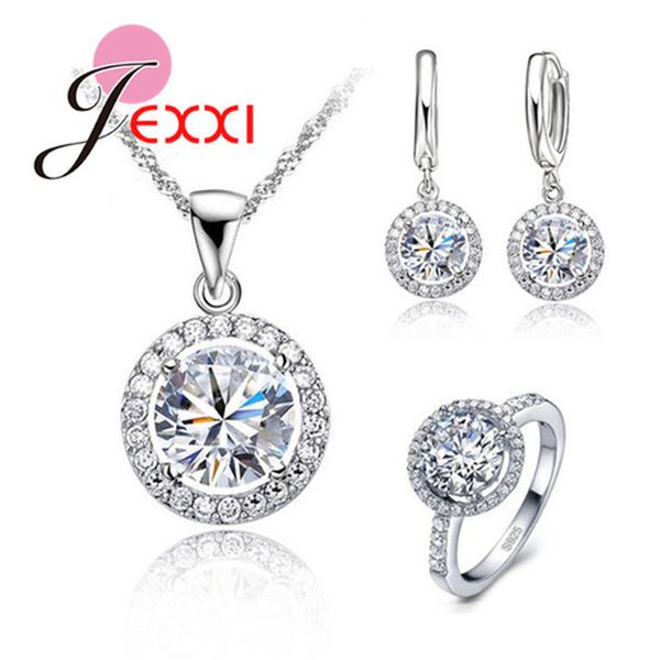 exquisite 925 sterling silver women wedding necklace earring ring zircon crystal fancy jewelry sets
exquisite 925 sterling silver women wedding necklace earring ring zircon crystal fancy jewelry sets