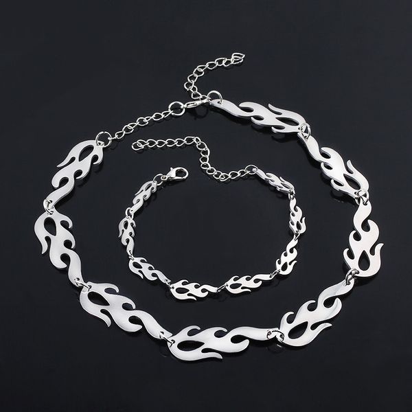 20pc cross flame necklace hip multi layer portal 2 blade pendant men and women fashion jewelry, Silver
20pc cross flame necklace hip multi layer portal 2 blade pendant men and women fashion jewelry, Silver