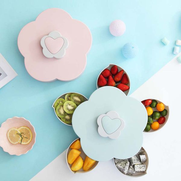 creative flower petal fruit plate candy storage box 5 grids nuts snack tray rotating flowers food gift box for party wedding home storage
creative flower petal fruit plate candy storage box 5 grids nuts snack tray rotating flowers food gift box for party wedding home storage