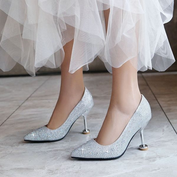 zapatos de tacón alto para mujer de talla grande 11 12 13 14, zapatos de tacón alto con punta plana checos para mujer, Black