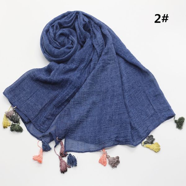 women pleated cotton hijabs scarf soft solid color lady girls wraps thin long scarf, Black
women pleated cotton hijabs scarf soft solid color lady girls wraps thin long scarf, Black