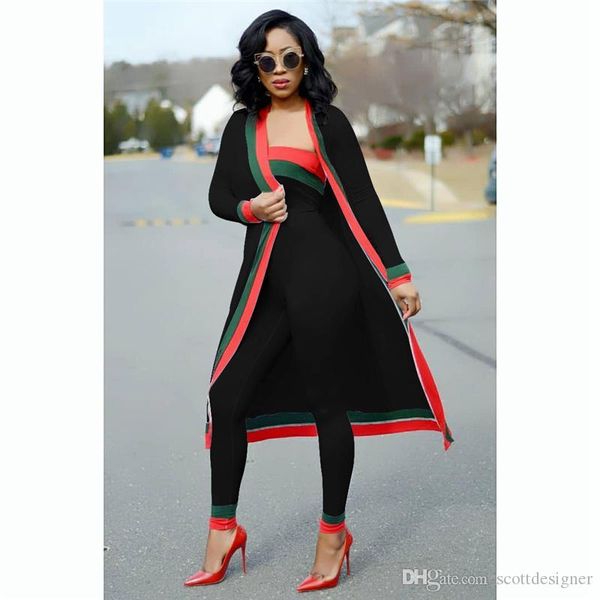stripe women 3pcs suits long sleeve pants clothing sets panelled womens clothing, White
stripe women 3pcs suits long sleeve pants clothing sets panelled womens clothing, White