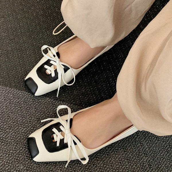 flat women casual shoes square toe genuine leather women flats patchwork shallow sweet shoes lace up office lady for girls, Black
flat women casual shoes square toe genuine leather women flats patchwork shallow sweet shoes lace up office lady for girls, Black
