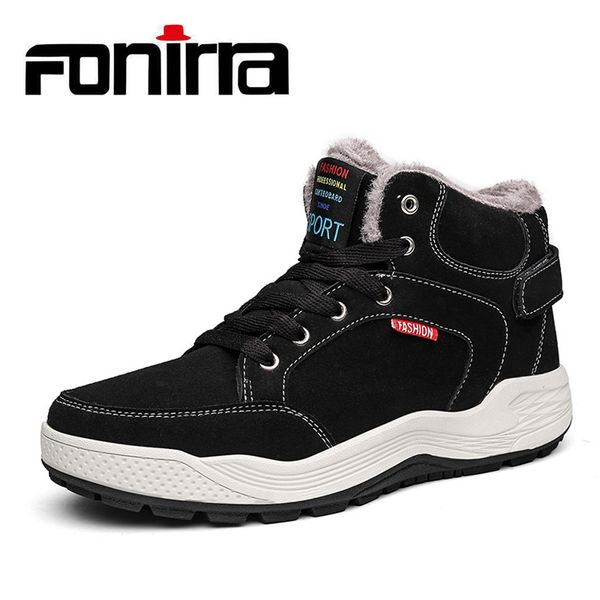 fonirra men's boots big size shoes anti slip thickening super warm winter snow boots plush ankle boot casual men shoes 927, Black
fonirra men's boots big size shoes anti slip thickening super warm winter snow boots plush ankle boot casual men shoes 927, Black