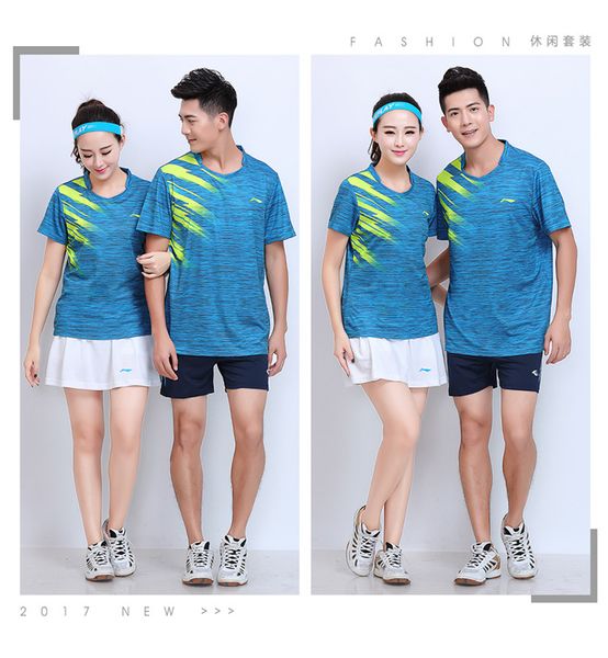li ning 7305 quick-drying breathable badminton wear suits short sleeve lapel neck t-shirt shorts running table tennis wear men&women blue, White;yellow
li ning 7305 quick-drying breathable badminton wear suits short sleeve lapel neck t-shirt shorts running table tennis wear men&women blue, White;yellow