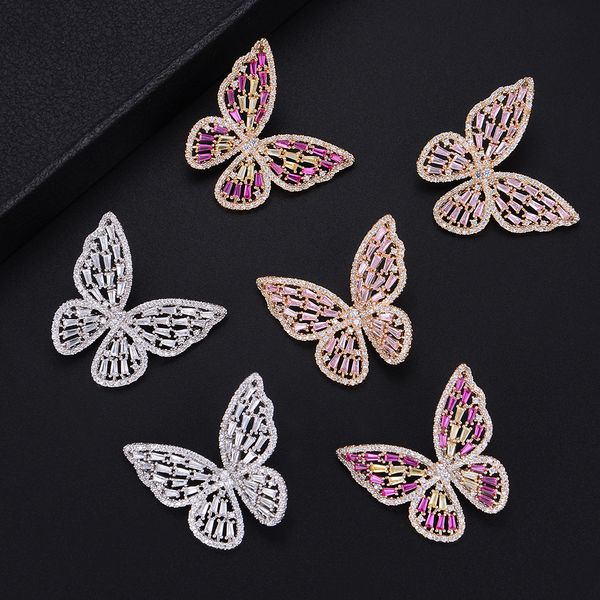 godki 32mm luxury butterfly insects colorful cubic zirconia women bridal dress wedding summer earring fashion jewelry, Silver
godki 32mm luxury butterfly insects colorful cubic zirconia women bridal dress wedding summer earring fashion jewelry, Silver