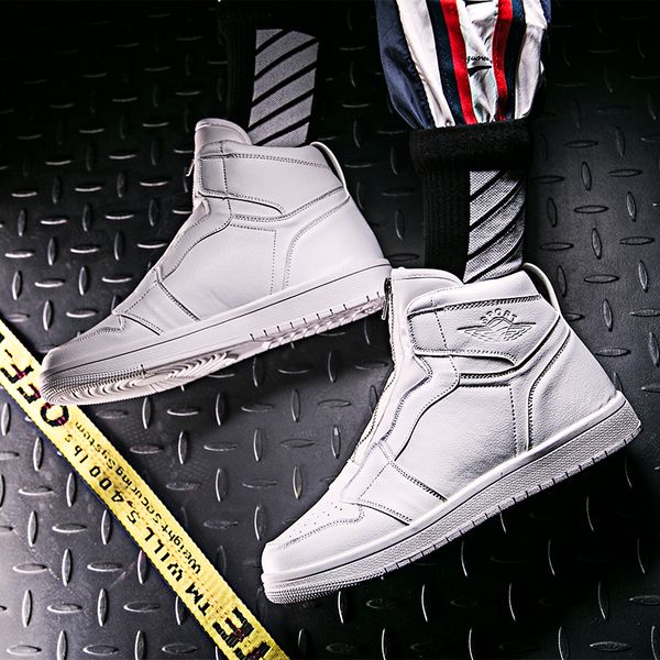 fashion men hip hop street dance shoes white high sneakers zipper autumn winter casual leather shoes boys zapatos hombre, Black
fashion men hip hop street dance shoes white high sneakers zipper autumn winter casual leather shoes boys zapatos hombre, Black