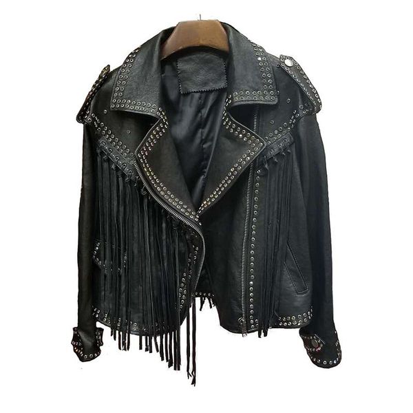 diamond tassel design genuine leather jackets for women 2019 new streetwear motorcycle biker zipper jacket woman, Black
diamond tassel design genuine leather jackets for women 2019 new streetwear motorcycle biker zipper jacket woman, Black