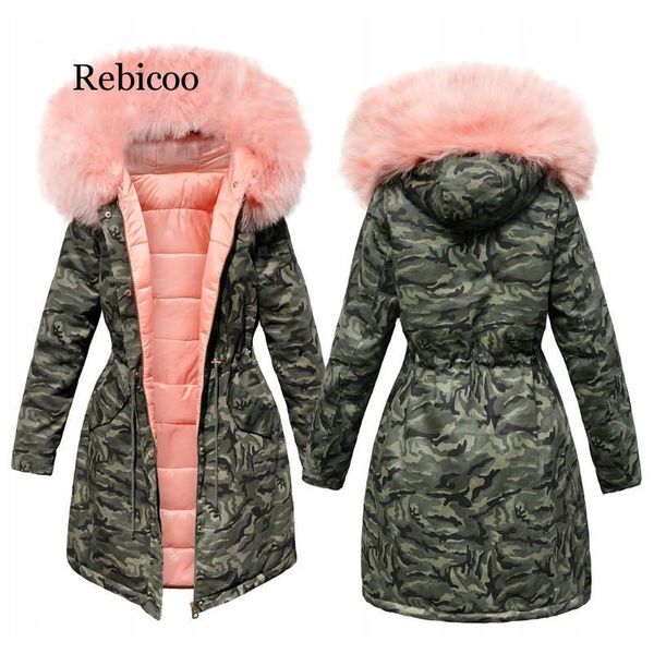 women's down & parkas winter jacket women fur collar slim zipper wool hat belt hoodie thicken coat outwear long female snow, Black
women's down & parkas winter jacket women fur collar slim zipper wool hat belt hoodie thicken coat outwear long female snow, Black